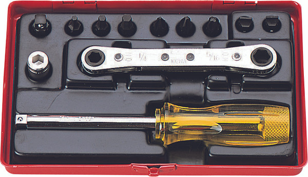 Ko-ken 2254M 1/4 Sq. Dr. Bit set      12 pieces