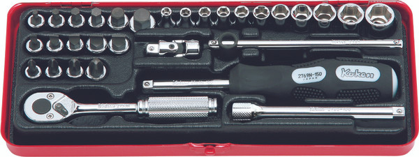 Ko-ken 2257M 1/4 Sq. Dr. Socket set   6 point   31 pieces