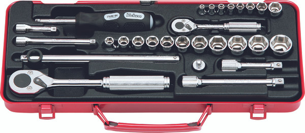Ko-ken 2260M 1/4 Sq. Dr. 28 Piece Metric 6-Point Socket Set  4-21mm