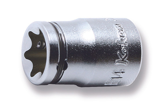 Ko-ken 3425-E10(2B) 3/8 Sq. Dr. NUT GRIP® TORX® E10 Socket - Length 26mm