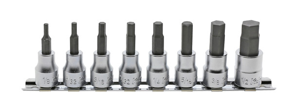 Ko-ken RS3010A/8-L50 3/8 Sq. Dr. Bit Socket set  1/8-1/2 Hex 200mm  8 pieces