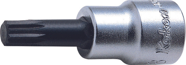 Ko-ken 3020.50-M4 3/8 Sq. Dr. Bit Socket XZN M4 Triple Square Length 50mm