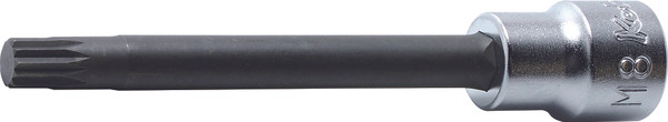 Ko-ken 3020.100-M5 3/8 Sq. Dr. Bit Socket XZN M5 Triple Square Length 100mm