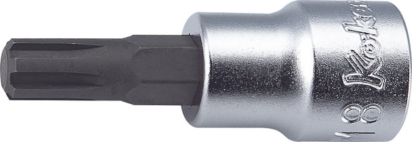 Ko-ken 3027.100-M5 3/8 Sq. Dr. Bit Socket Ribe-CV M5  Length 100mm