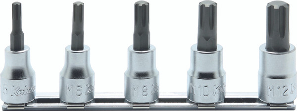 Ko-ken RS3027/5-L50 3/8 Sq. Dr. Bit Socket set Ribe-CV M5-M12  150mm  5 pieces