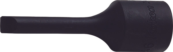 Ko-ken 3006-5 3/8 Sq. Dr. Bit Socket Slotted 1.0X5.5  Length 60mm