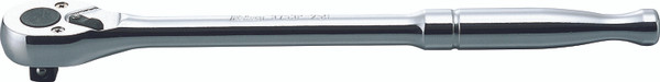 Ko-ken 3753P-250 3/8 Sq. Dr. Ratchet Handle  24 teeth Long Length 250mm  Polished Handle