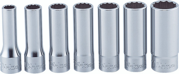 Ko-ken 3215M 3/8 Sq. Dr. Socket set   12 point   7 pieces