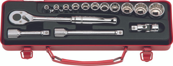 Ko-ken 3252M 3/8 Sq. Dr. Socket set   6, 12 point   15 pieces