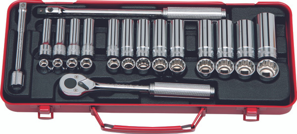 Ko-ken 3277 3/8 Sq. Dr. Socket set   6, 12 point   29 pieces