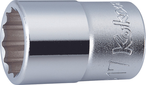 Ko-ken 4405M-28 1/2 Sq. Dr. Socket  28mm 12 point Length 43mm