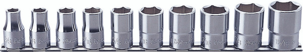 Ko-ken RS4400A/10 1/2 Sq. Dr. Socket Set  3/8-15/16 6 point 300mm  10 pieces
