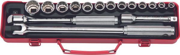 Ko-ken 4230A 1/2 Sq. Dr. 17 Piece 12-Point SAE Socket set  3/8-1"