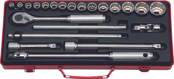 Ko-ken 4244M 1/2 Sq. Dr. 22 Piece 12-Point Metric Socket set  9-32mm