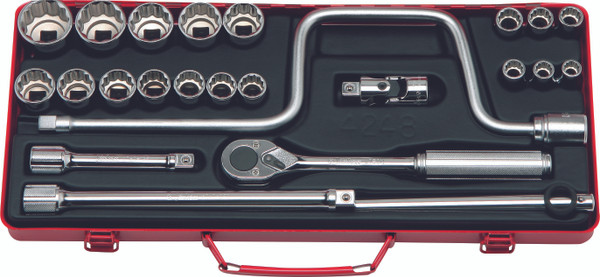 Ko-ken 4248M 1/2 Sq. Dr. 24 Piece 12-Point Metric Socket set  10-32mm