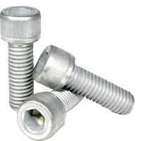 #4-40 x 3/8" Socket Head Cap Screws, Mechanical Zinc Cr+3, Full Thread, Coarse (UNC), Alloy Steel, Qty 100