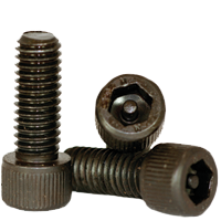 1/4"-20 x 1/2" Socket Head Cap Screws, Tamper-Resistant, Thermal Black Oxide, Full Thread, Coarse (UNC), Alloy Steel, Qty 100