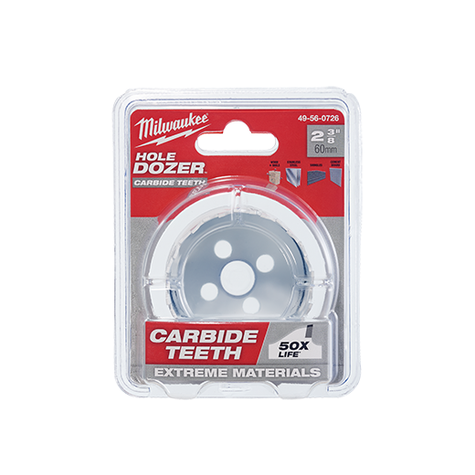 Milwaukee 49-56-0726 2-3/8" HOLE DOZER with Carbide Teeth Hole Saw