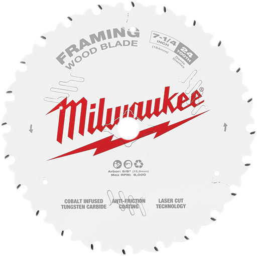 Milwaukee 48-40-0720 7-1/4 in. 24T Framing Circular Saw Blade