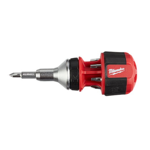 Milwaukee 48-22-2330 8-in-1 Compact Ratcheting Multi-Bit Driver