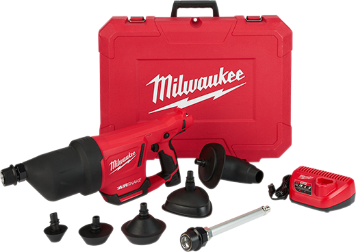 Milwaukee 2572B-21 M12 AIRSNAKE Drain Cleaning Air Gun Kit-B