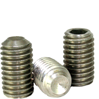 M12-1.75 x 30 mm Socket Set Screws, Cup Point, 18-8 Stainless Steel A2, Coarse (UNC), Qty 100