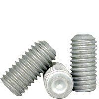 5/16"-18 x 5/8" Socket Set Screws, Cup Point, Mechanical Zinc Cr+3, Coarse (UNC), Alloy Steel, Qty 100