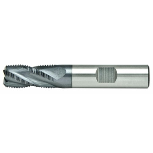 Alfa Tools SCREM60901AL 1/4 4 Flute Fine Altin Carbide Roughing End Mill