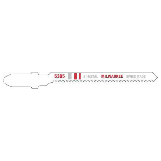 Milwaukee 48-42-5385 3" 20TPI T-Shank Wood Bi-Metal Jig Saw Blades 5PK