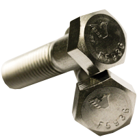 9/16"-12 x 1 3/4" Hex Cap Screws, 316 Stainless Steel, Full Thread, Coarse (UNC), ASTM F593, Qty 25