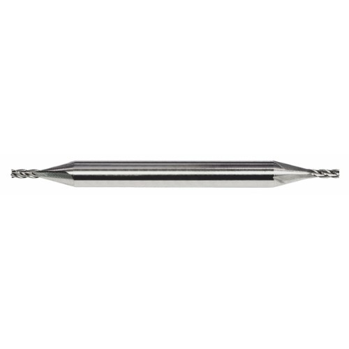 Alfa Tools DE51430S 11/64 HSS Miniature Double End Mill 4 Flute Stub