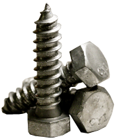 3/4"-4 1/2 x 16" Hex Lag Screws, Hot-Dipped Galvanized HDG, Low Carbon Steel, Qty 5