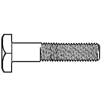 3/4"-10 x 2" Square Head Bolts, Hot-Dipped Galvanized HDG, Full Thread, Qty 180