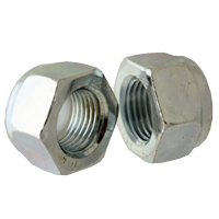 M20-2.50 Nylon Insert Lock Nuts, Metric Class 10, Zinc Cr+3, DIN 985, Qty 25
