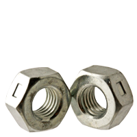 5/16"-18 Reversible Lock Nuts, Grade A, Zinc Cr+3, Low Carbon Steel, Qty 100