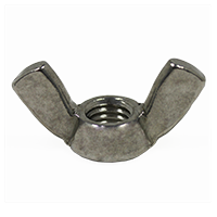 1/2"-13 Wing Nuts, Light Series Type A, 18-8 Stainless Steel A2, Coarse (UNC), Qty 50