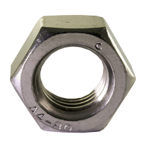 M12-1.75 Hex Nuts, A4-80 Stainless Steel, Coarse (UNC), DIN 934, Qty 100