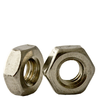 #2-56 Machine Screw Hex Nuts, 18-8 Stainless Steel A2, Coarse (UNC), Qty 100