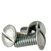 5/16"-18 x 1 1/2" Machine Screws, Slotted Truss Head, Zinc Cr+3, Full Thread, Qty 100