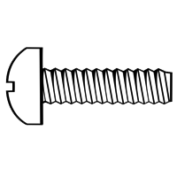 M6-1.00 x 50 mm Machine Screws, Phillips Pan Head, Zinc Cr+3, Full Thread, DIN 7985A, Qty 100