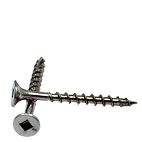 #14-7 x 2-1/2"/ 1-3/4" Drywall Screws (Wood & Deck), Square Drive Bugle Head, Type 17, 18-8 Stainless Steel, Qty 100