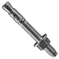 1/2"-13 x 2 3/4" Wedge Anchors, Ultrawedge, Zinc Cr+3, ICC Cracked and Uncracked Concrete Miami Dade Approved, Qty 50