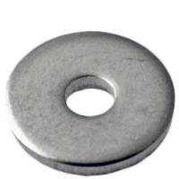1/4" x 15/32" x 0.061 Flat Washers, 18-8 Stainless Steel A2, NAS620 Dimensional Equivalent, Qty 100