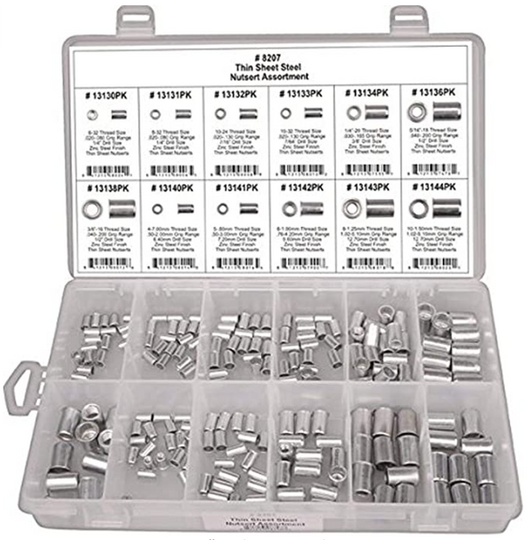 DISCO THIN SHEET METAL NUTSERT ASSORTMENT