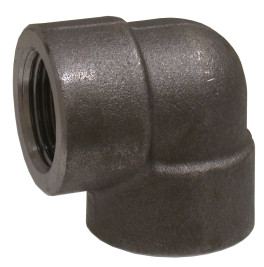 Midland Metal 100101 2000# Elbows, Forged Steel Fittings, 1/4 2000# Forged Steel 90 Elbow, Nipples and Fittings