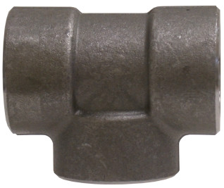 Midland Metal 100260 2000# Tees, Forged Steel Fittings, 3" 2000# Forged Steel Tee, Nipples and Fittings