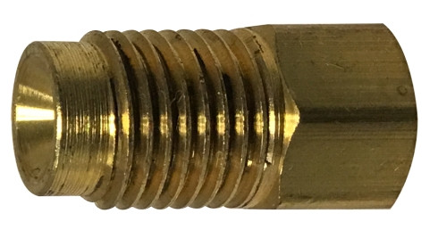 Midland Metal 12206 Dual Master Cylinder Adapter, 3/16 in Male Inverted Flared x 3/16 in Female Inverted Flared