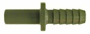 Midland Metal 20860P Adapter, 3/8 in Push-On Hose Stem x 1/4 in Hose Barbed, Polypropylene