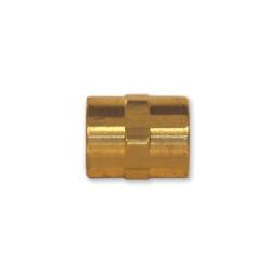 Mid-America Fittings 23300X16 SAE Pattern Coupling, 1 in FPT x 1 in FPT, 1.89 in, Brass