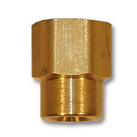 Midland Metal 23306X4 MAF/USA Coupling and Reducers, MAF/USA PIPE, 3/8Fptx1/4Fpt Red Coupling Sae, MAF/USA Brass Fittings